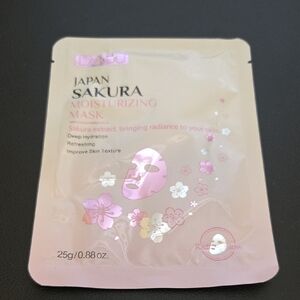 Aiko Japan Sakura Moisturizing Mask - Pink and Cream